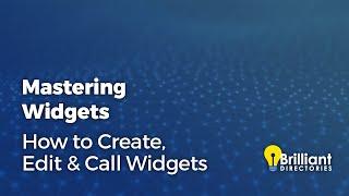 Mastering Widgets: Boost your Website! ️ How to Create, Edit & Call Widgets