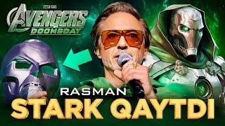 Rasman TONI STARK Qasoskorlar 5 va 6 da qaytadi | Robert Downey Jr Marvelda Daxshatli Yovuz Rolida