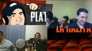 Platicando con la Razita después que nos cambiaron por el Chavo Edition