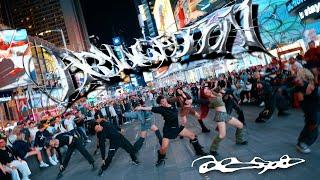 [KPOP IN PUBLIC TIMESQUARE | 4K] aespa (에스파) 'Armageddon' - Dance Cover by F4MX | CUT VERSION TAKE