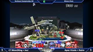 NEC 13 - CT Mew2King + Inui vs Apex Vinnie + Nairo - Winners Finals - SSBB