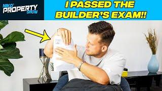 I Passed The Builder's Exam!! Becoming A Licensed Contractor | Niko's Property Show