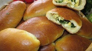 Рецепт - Пирожки  с яйцом и зелёным лучком