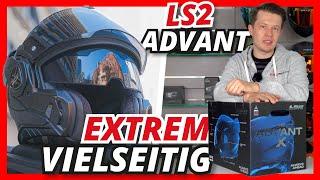 Extrem vielseitiger Modularhelm - LS2 Advant [Unboxing & Produktvorstellung] | Helmexpress.com