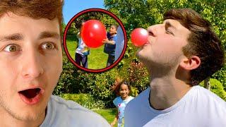 Turning Bubble Gum Into Balloons...!!!