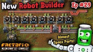 New Robot Builder Design | Let's Play Ep29 | Factorio Space Age