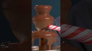 Giant Candy Cane VS. Hot Chocolate Fountain