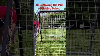 Cole Making His PWL Pitching Debut #trending #sports #viral #wiffleball