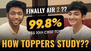 FINALLY AIR-2 ?? | Topper Interview 10th 2023 | How You Can Become a Topper ??