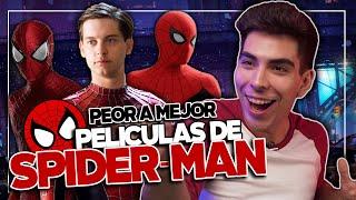 RANKING: Películas de SPIDER-MAN - PEOR A MEJOR | Caja de Películas