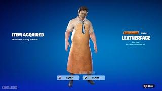 How To Get Leatherface Skin NOW FREE In Fortnite (Unlocked LEGO Leatherface Style)