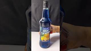 Blue curaçao Mocktail Asmr #trending #asmr