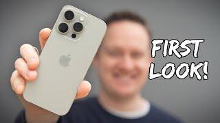 Hands on with the new iPhone 16 Pro! | UNBOXING & FIRST IMPRESSIONS