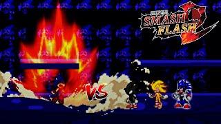 SSF2 Mods: Sonic exe vs Metallix, Dark Sonic, and Fleetway Sonic