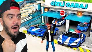 FRANKLIN GIZLI POLIS ARABA GARAJINI BULDU - GTA 5 MODS