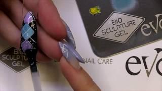 How to: Argyle Pattern Nail Art | Bio Sculpture Gel