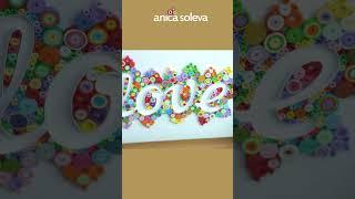 DIY Quilling Letters "Love" | #shorts