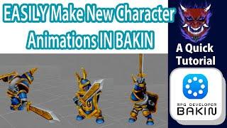 Make New Character Animations IN BAKIN - RPG Developer Bakin Tutorial