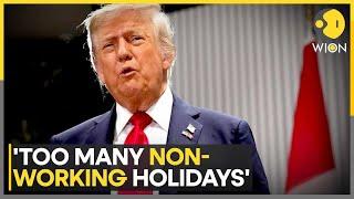 Trump Claims Federal Holidays Cost 'Billions' As Americans Observe Juneteenth | WION