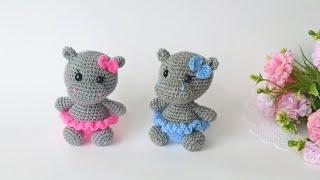  BEAUTIFUL and SIMPLE! How to crochet HIPPO