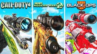 Using the BEST SNIPER in EVERY Call of Duty!