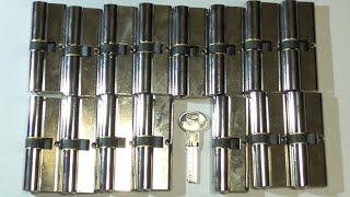 Group of cylinders with one key.