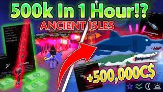 *NEW* INSANE Ancient Isles MONEY FARM Method!? (SECRET SPOT) | Fisch Megalodon UPDATE!