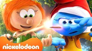 Smurfs Going on Magical Adventures for 60 Minutes Straight  | @Nicktoons