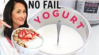 The EASIEST Instant Pot Yogurt - No Boil - No Fail - 3 Ingredients!