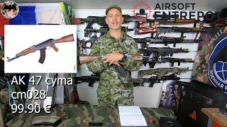 AIRSOFT- AK 47 cyma cm028: MOINS de 100€ pour débuter en russe!