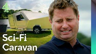 Futuristic Metal Caravan Makes A Statement | George Clarke's Amazing Spaces | Channel 4 Lifestyle