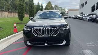 THE NEW 2025 BMW X3 IN BLACK SAPPHIRE WITH BEIGE INTERIOR