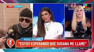 Miguel Romano: "Estoy esperando que Susana me llame", y dijo: "No saben un car... del pelo de ella"