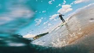 Lake Erie Surf (POV) Fun Sesh before the Cold