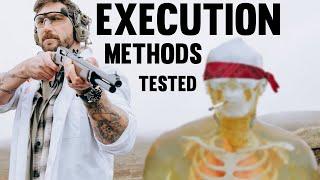 We Test Different Execution Methods with Ballistic Dummies