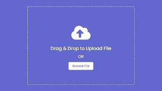 How to make Drag and Drop File Upload using JavaScript and PHP