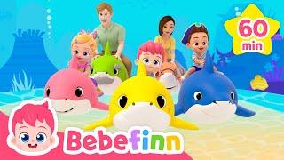  Baby Shark doo doo doo | 1 hour with Bebefinn! | +Compilation | Nursery Rhymes & Kids Songs