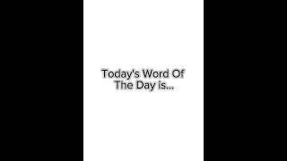 Word Of The Day 14th October 2022