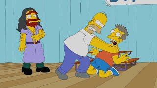 Homer Chokes Principal Skinner like Bart.