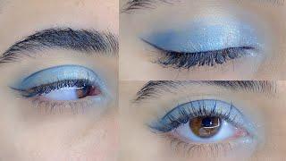 Ice Princess Eyes-Effortless CoolBlue Eyeshadow Guide