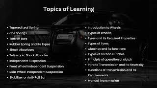 Automobile Engineering | Tutorials And Assesment | Magic Marks