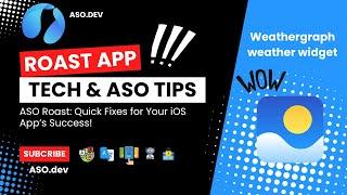 #3 Indie iOS app Review for "Weathergraph weather widget" by ASO.dev