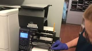 Correcting alignment issues in ZT230 Lab Label Printers