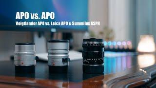 Voigtlander 50mm APO vs. Leica 50mm APO and Summilux ASPH | A detailed comparison review