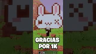 BUNNY PIXEL ART   /  #MINECRAFT  #fypシ #Shorts #Pixelart 2k22