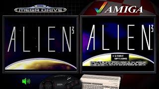 ALIEN³ | Mega Drive & Amiga | Dual Longplay - Comparison