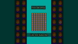 Find odd emoji#ytshorts #gkquiz #shortsfeed #trendingvedio #youtubeshorts #challenge for you