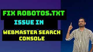 Google Search Console Error Robots.txt issue solved 2023 @ShivaHindiTech