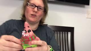 2 minutes or less Unboxing and Review of Funko Pop Christmas Patrick Star with Candy Cane Spongebob