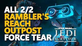 All Rambler's Reach Outpost Force Tear Star Wars Jedi Survivor